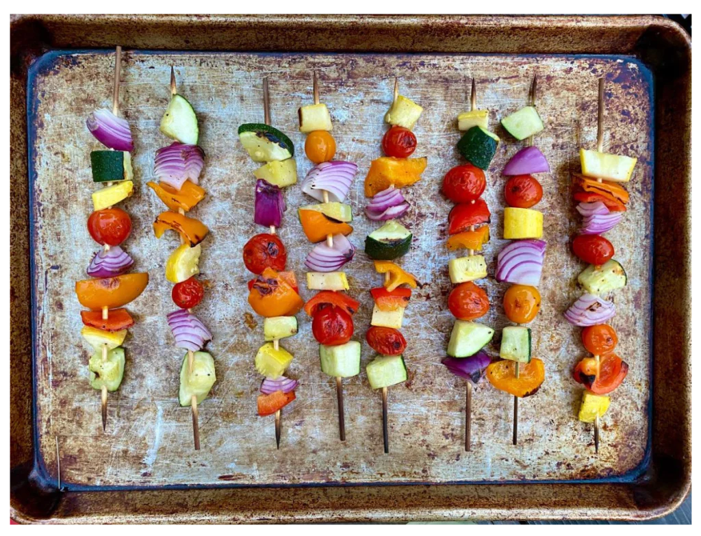 Grilled Vegetable Kebab