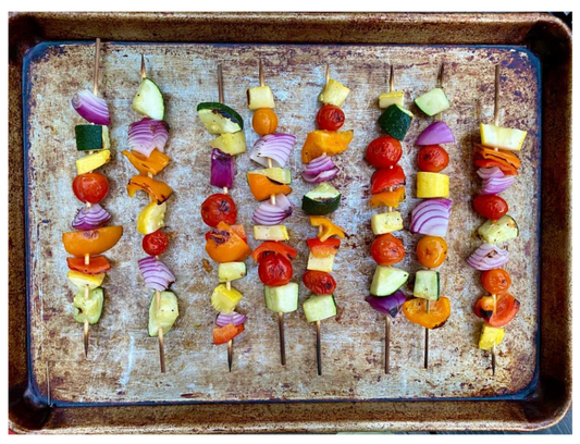 Grilled Vegetable Kebab