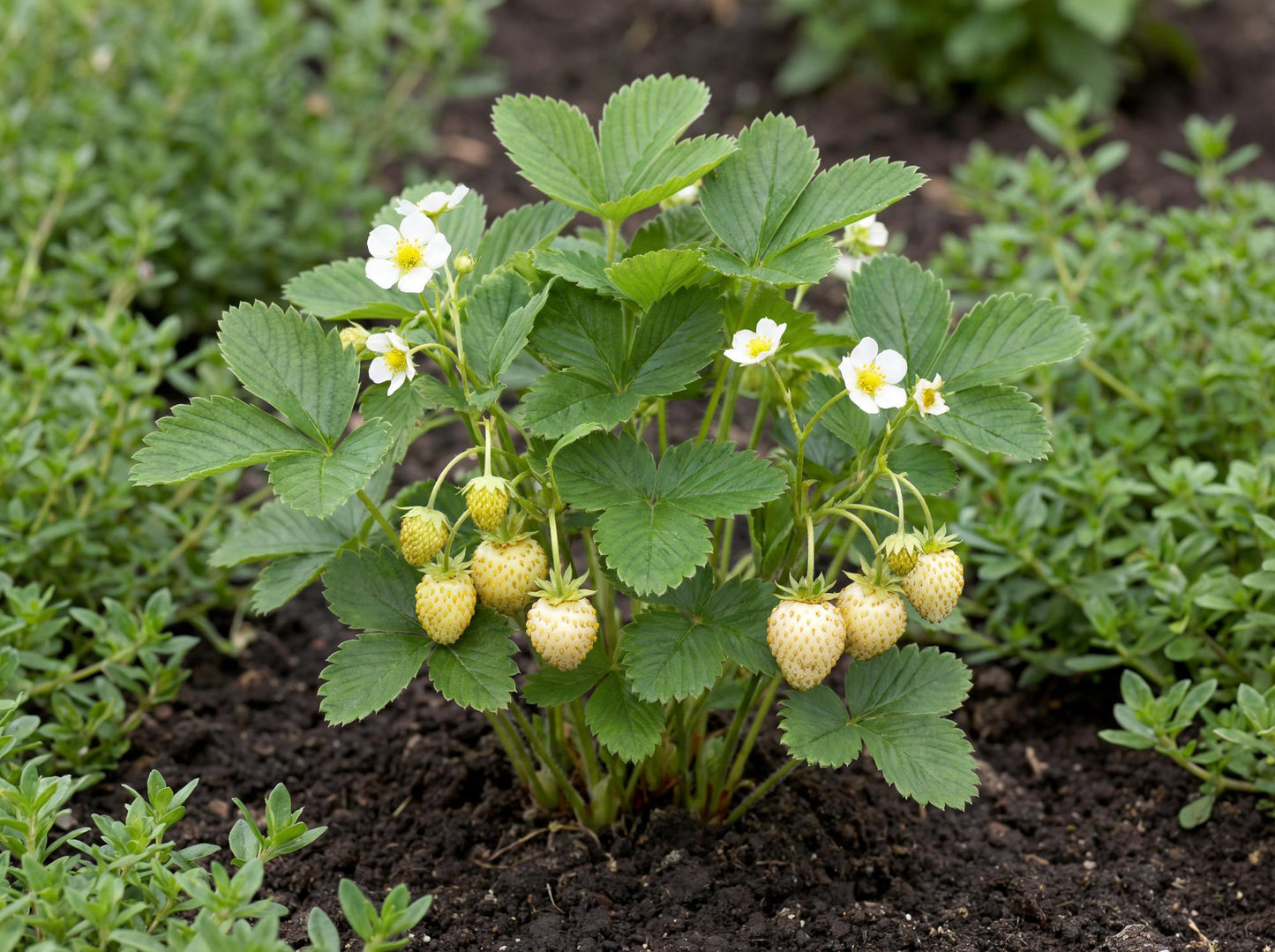 Yellow Wonder Alpine Strawberry