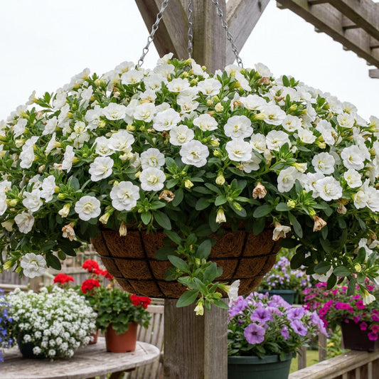Double White MiniFamous Uno Calibrachoa