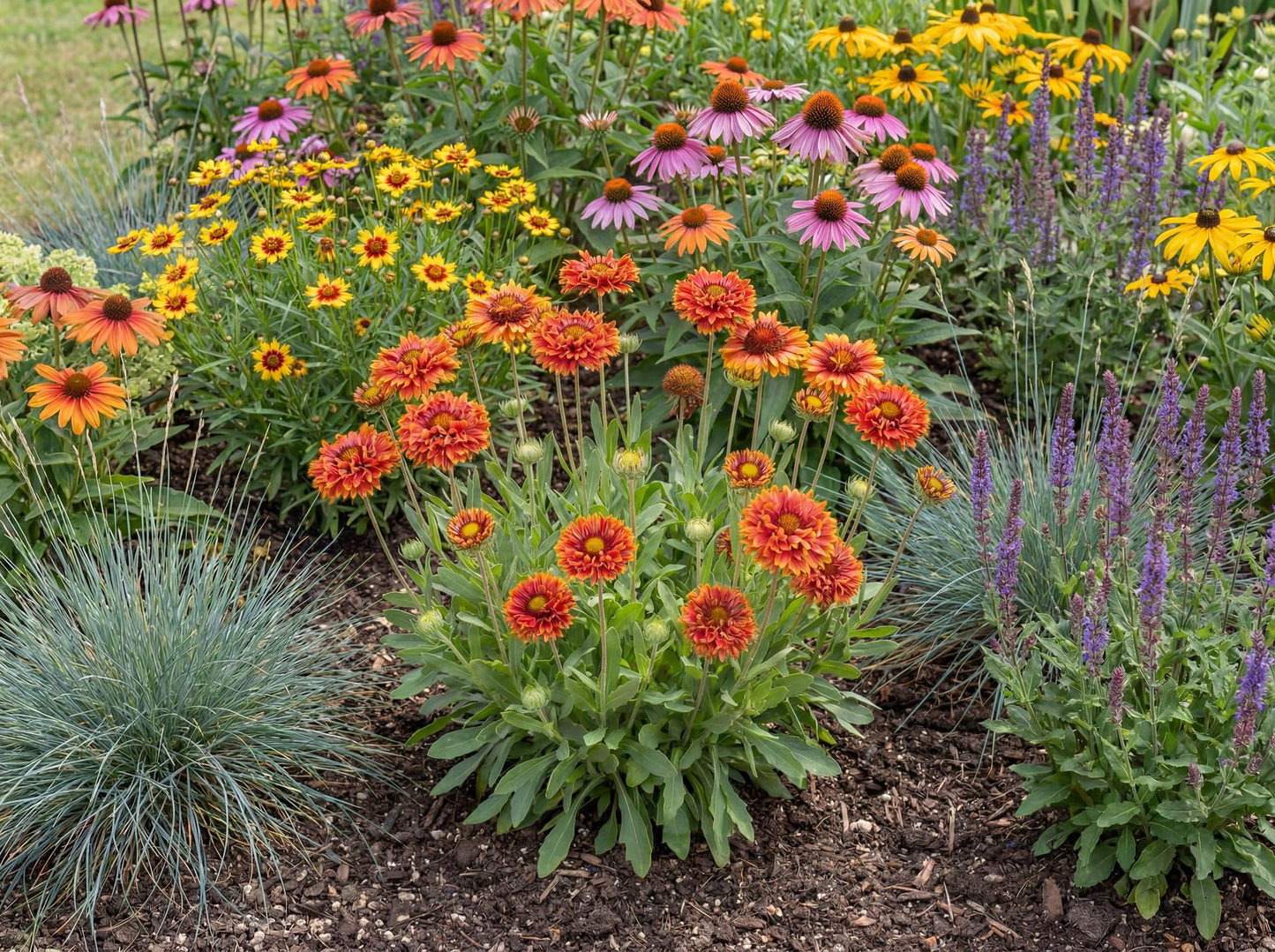 Sunset Orange Ruffles Blanket Flower Gaillardia