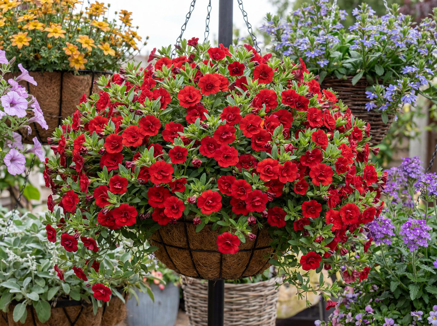 Double Red MiniFamous Uno Calibrachoa