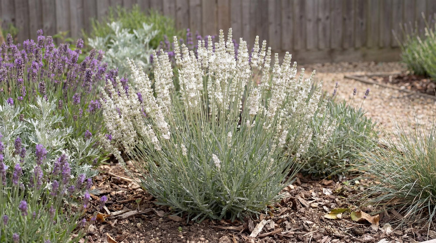 Alba White Floral Lavender