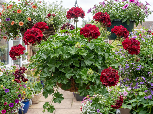 Great Balls of Fire Merlot Ivy Geranium