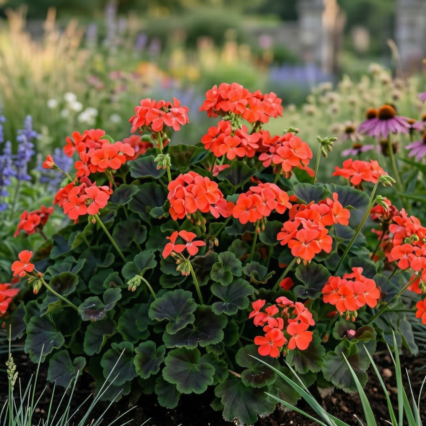 Brocade Fire Fancy Leaf Geranium