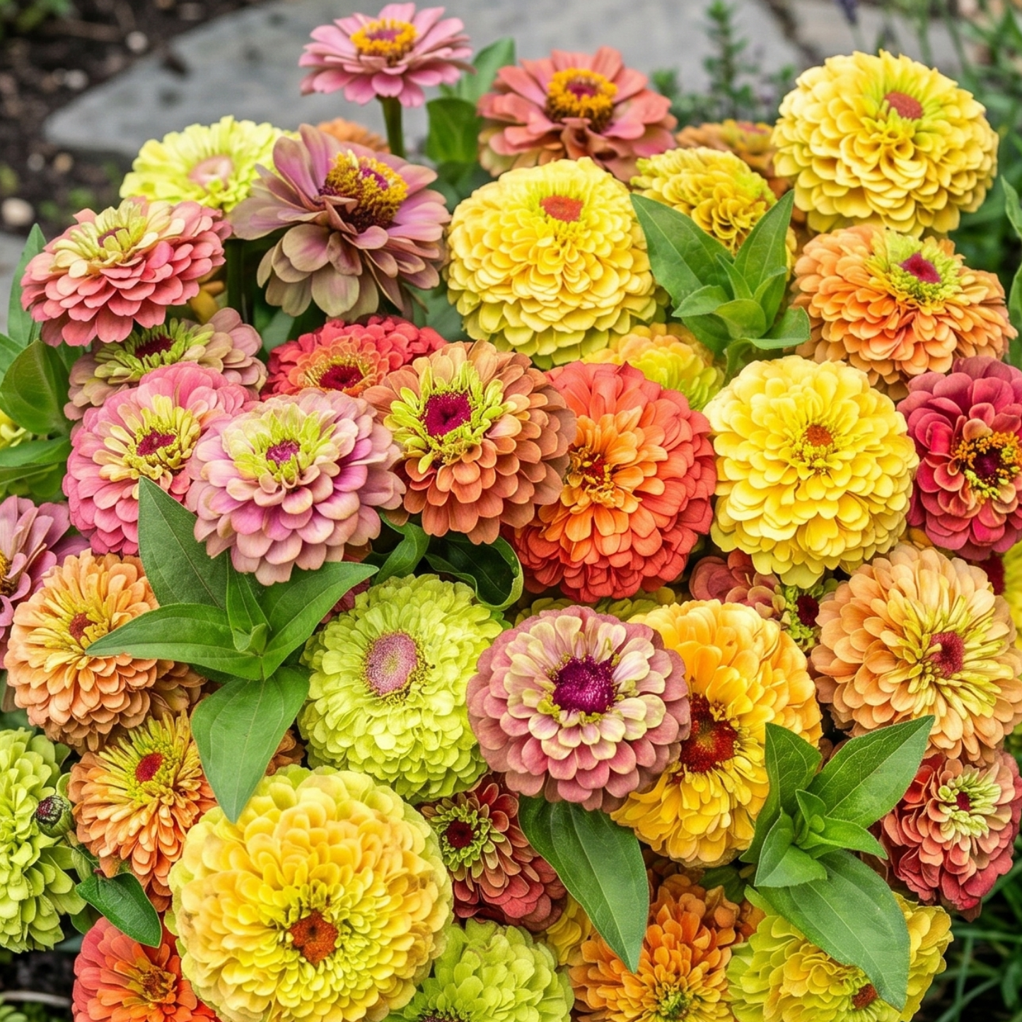 Queeny Formula Mix Zinnia