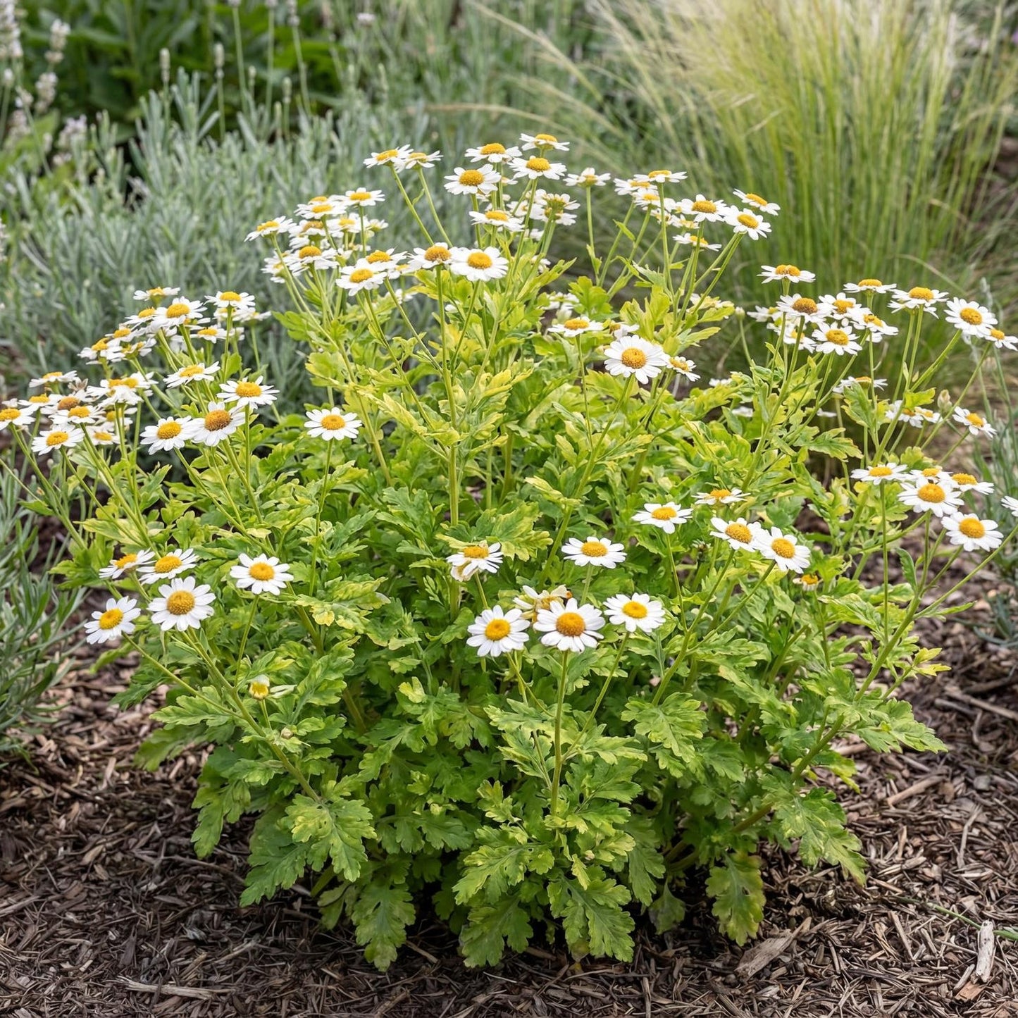 Golden Feverfew Chrysanthemum