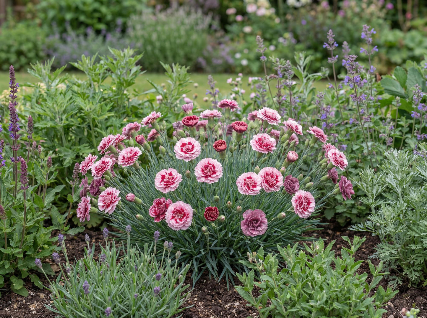 Delilah Bicolor Purple Dianthus