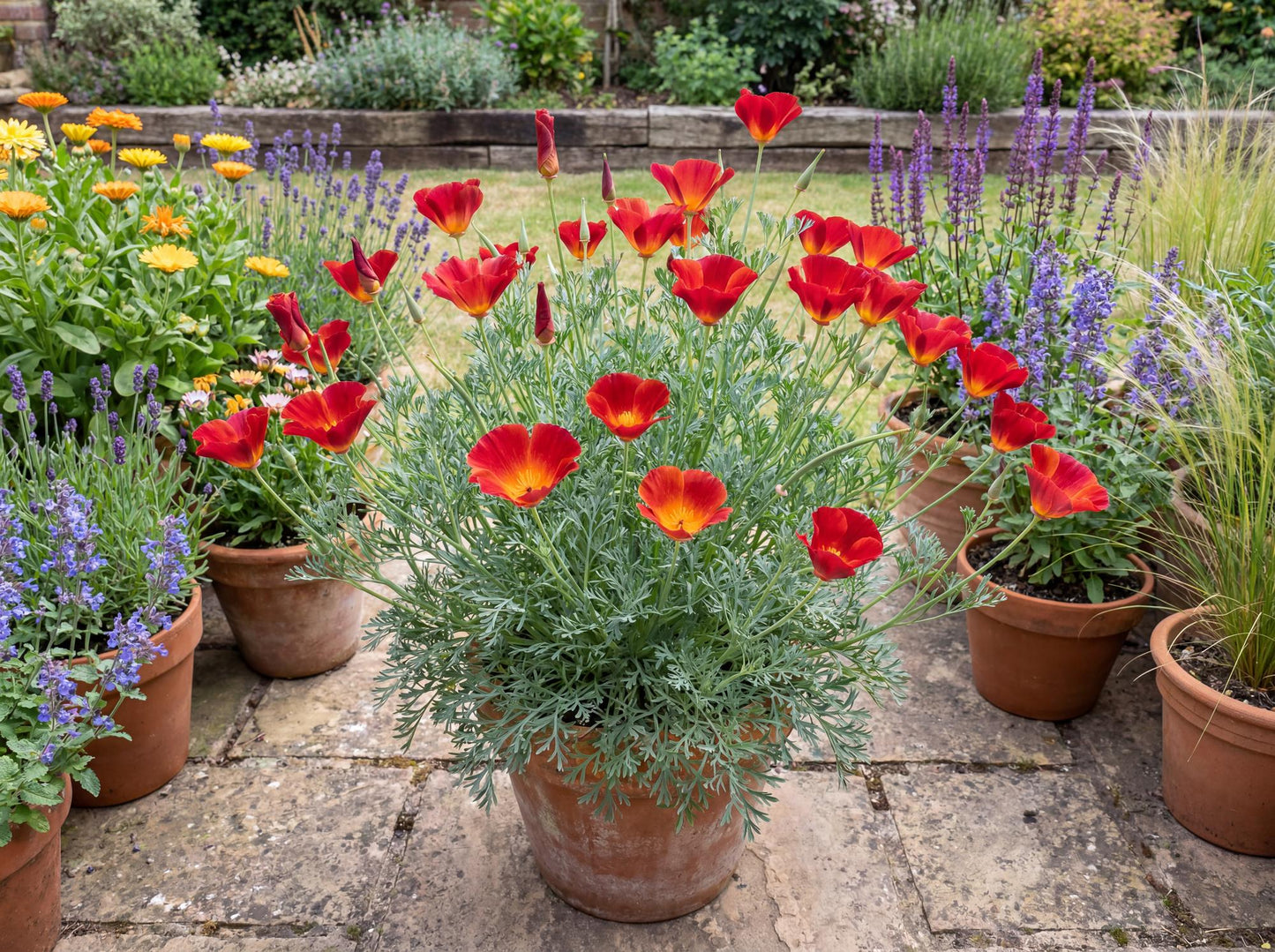 Red Chief California Poppy