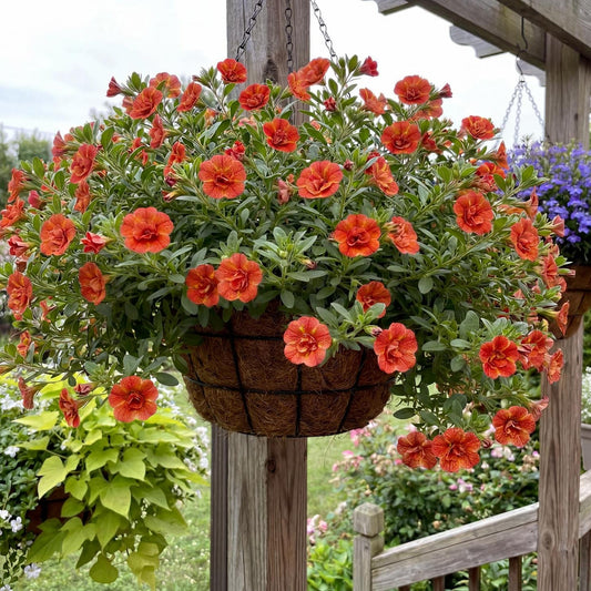 Double Orange MiniFamous Uno Calibrachoa