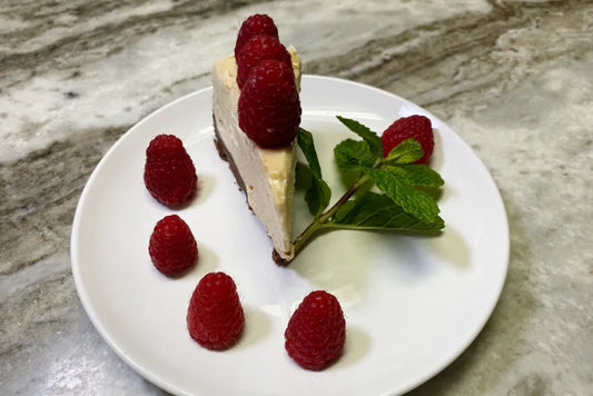 Key Lime Cheesecake with Chocolate Brownie Crust