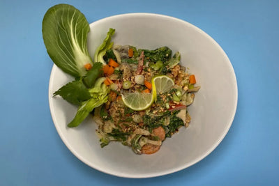 Orange Sesame Thai Noodles With Vegetables