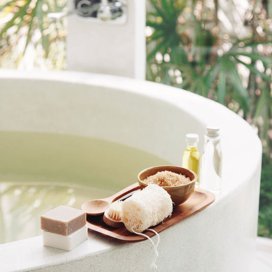 A serene bath.