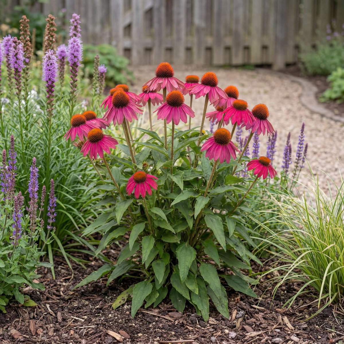 Rose Coneflower cuts well for the vase, with raised orange-brown cones held on sturdy stems
