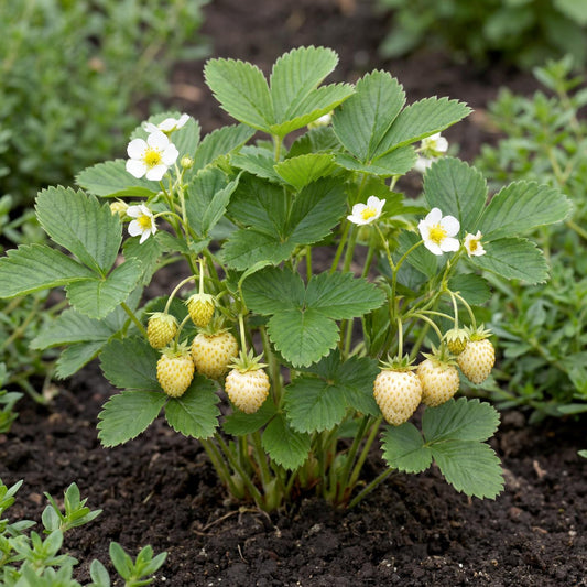 Yellow Wonder Alpine Strawberry