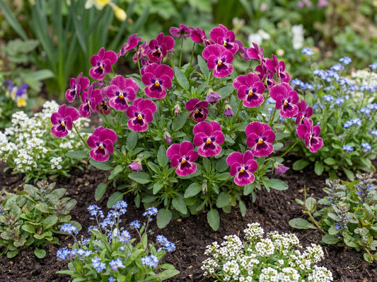 Sorbet Raspberry Purple Floral Viola