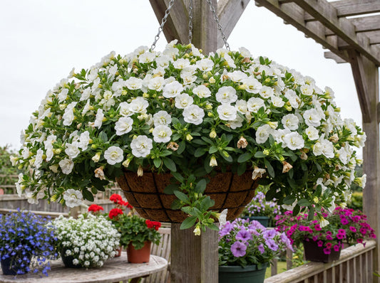 Double White MiniFamous Uno Calibrachoa