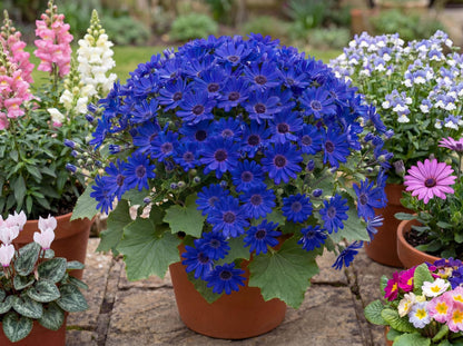Primavera Navy Blue Pericallis
