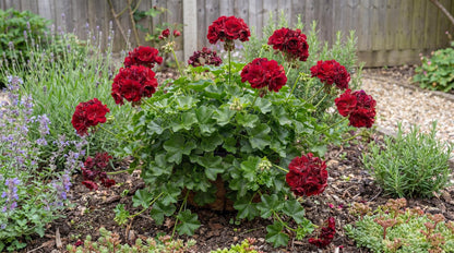 Great Balls of Fire Merlot Ivy Geranium