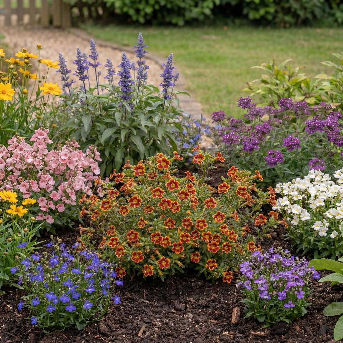 Jelly Bean Fiesta Marigold Monkey Flower