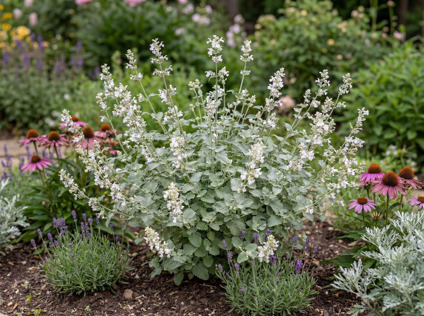 Serene Frost Variegated Catmint