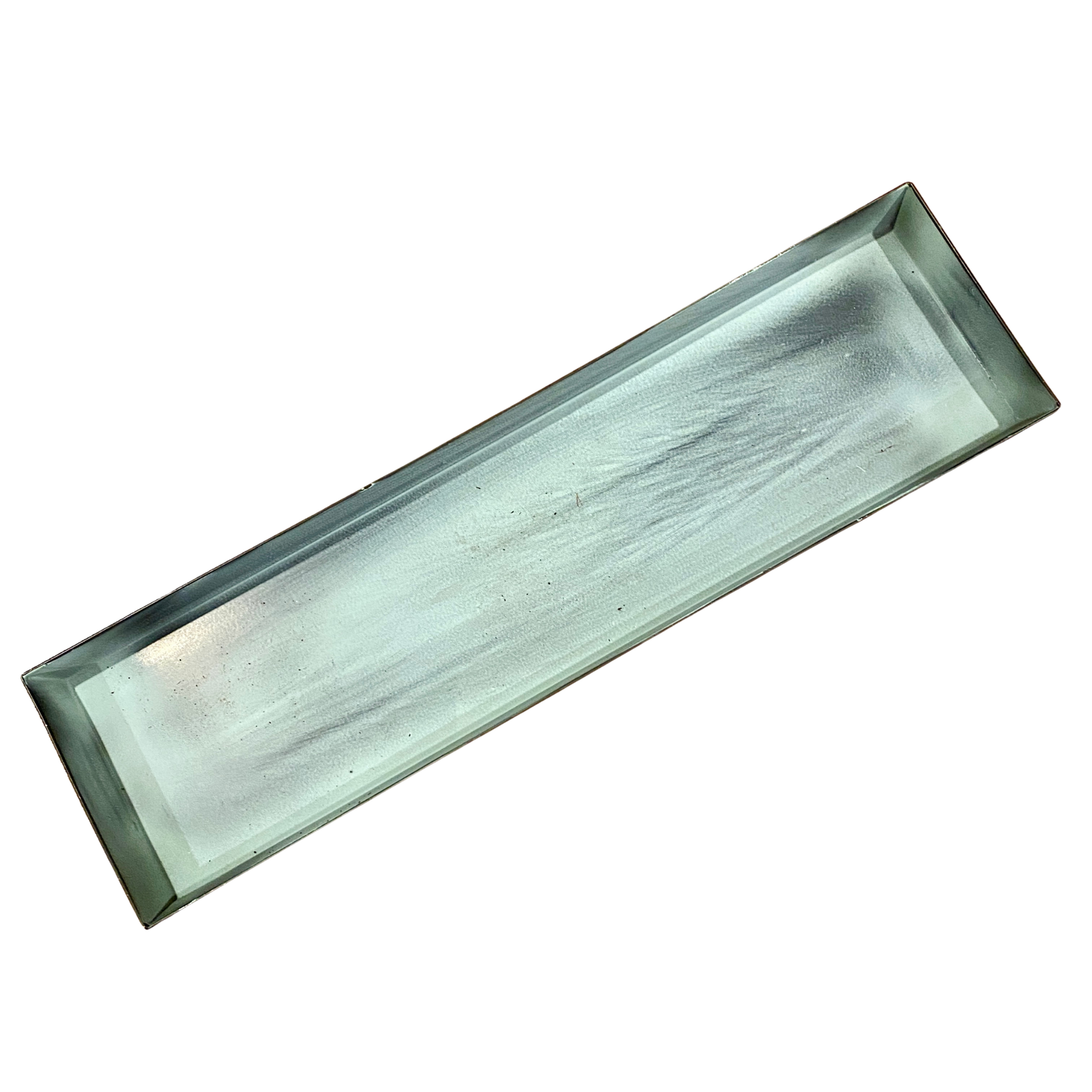 Nantucket Blue Galvanized Steel Planter Tray