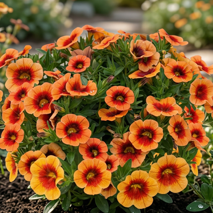 Pocket Apricot Eye Calibrachoa