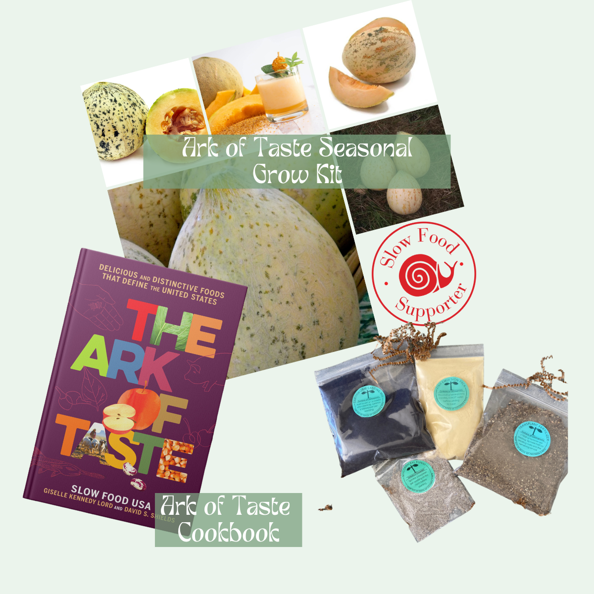 Ark of Taste Crane Melon - Seasonal Grow Kit + AOT book