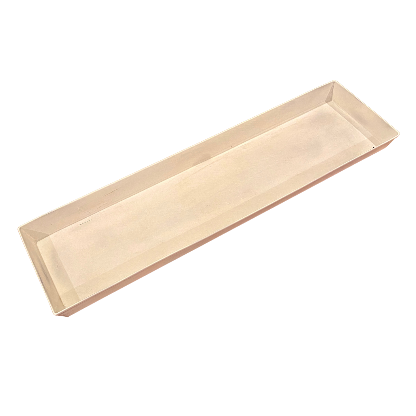 Cape Cod White Galvanized Steel Planter Tray