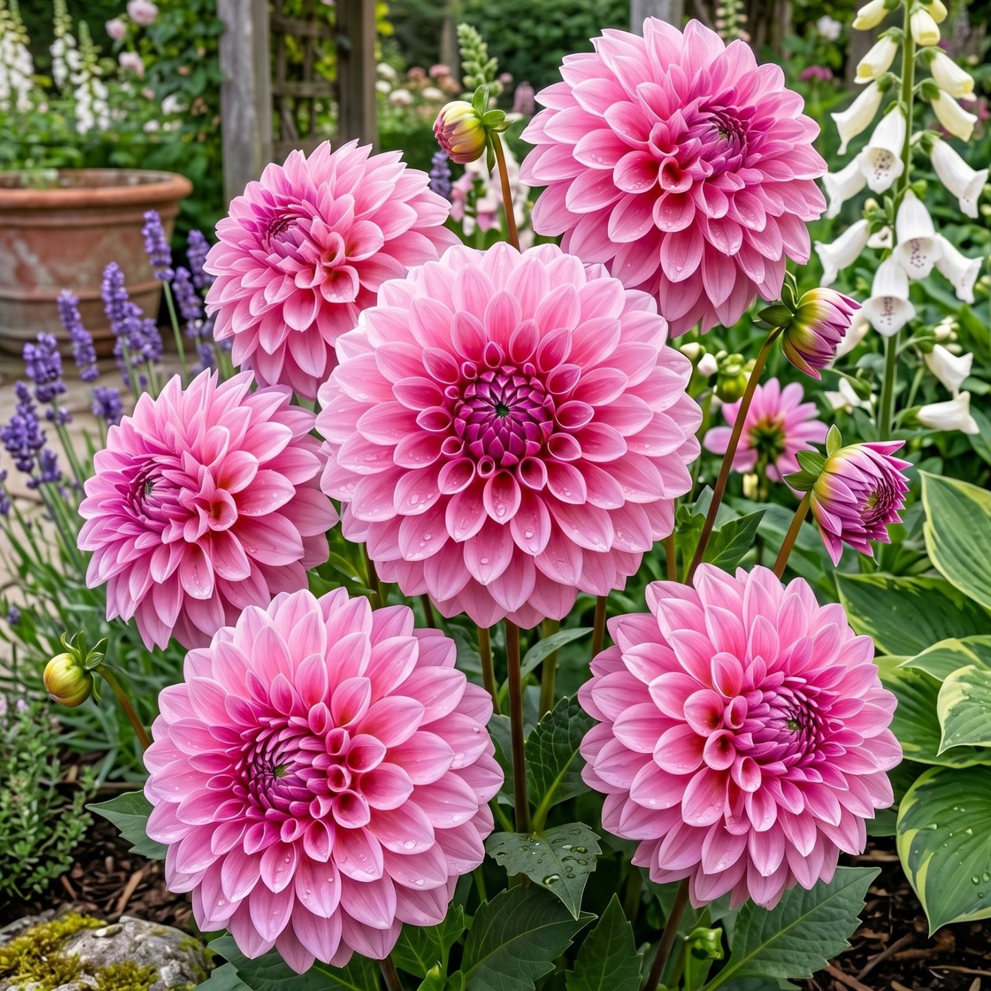Pink Lace Dahlia