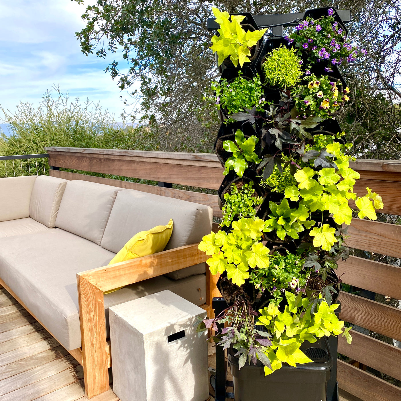 Neon Green Glow Planted Wall Bundle
