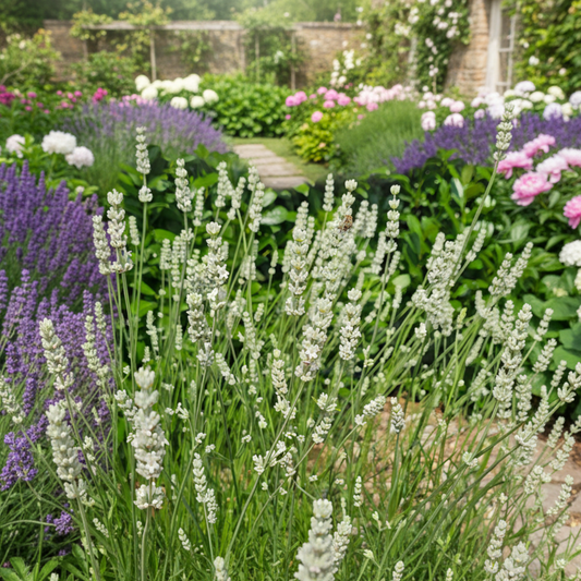 Exceptional White Floral Lavender