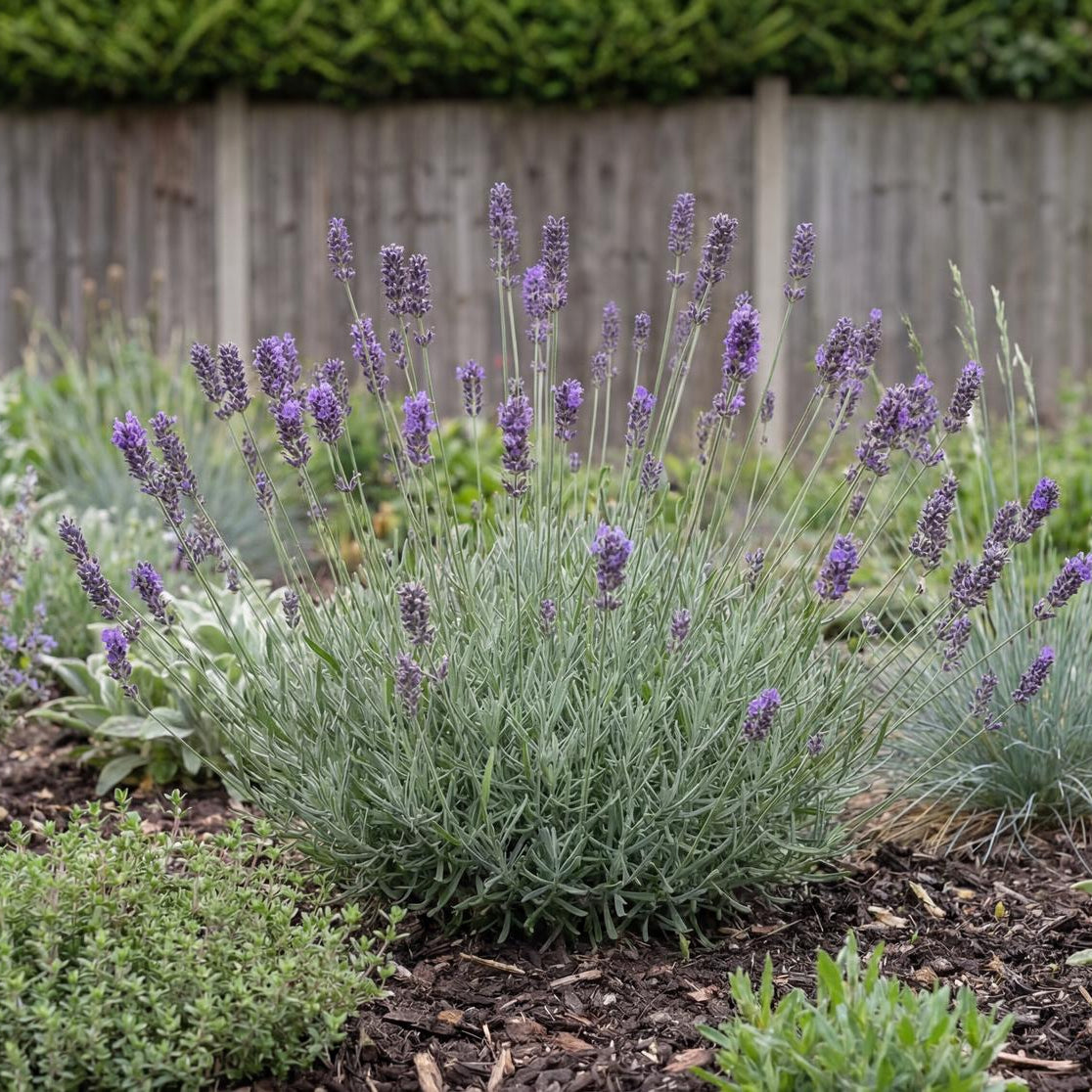 Blue Floral Lavender