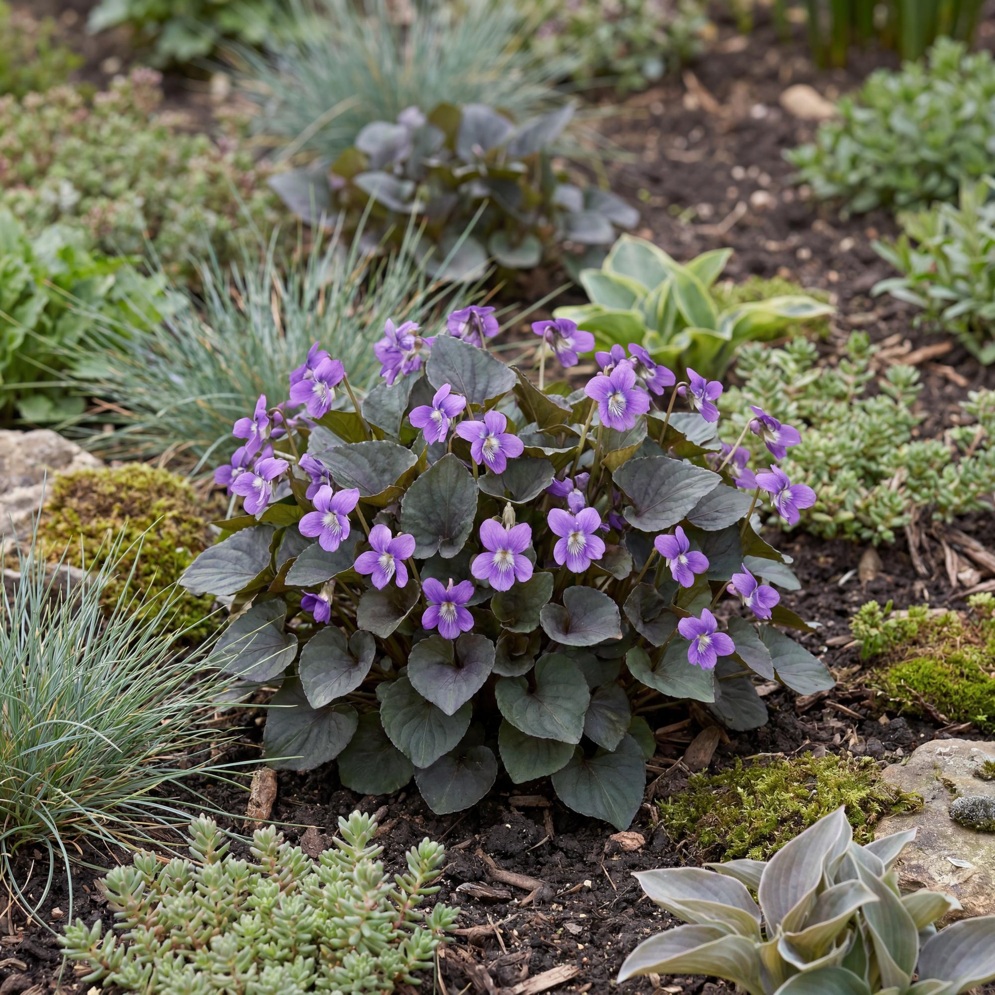 Alpine Purple Floral Violet - 4