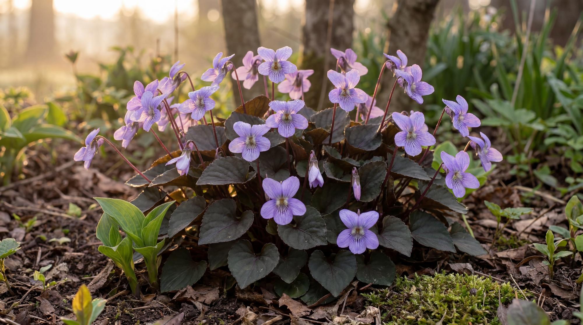 Alpine Purple Floral Violet - 4