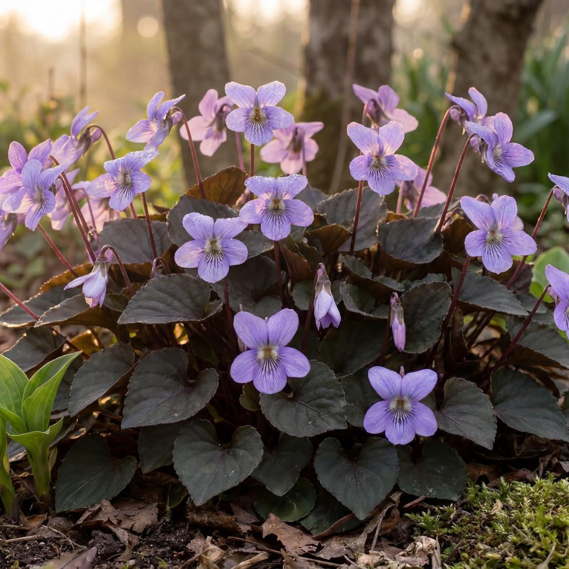 Alpine Purple Floral Violet