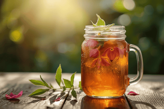 Flowerful Sun Tea