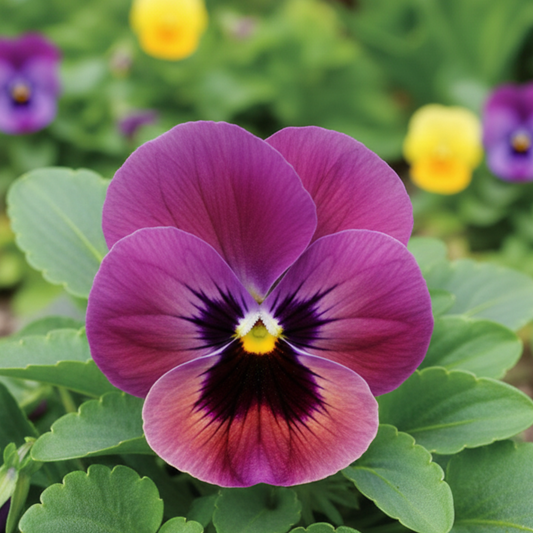 Sorbet Raspberry Purple Floral Viola