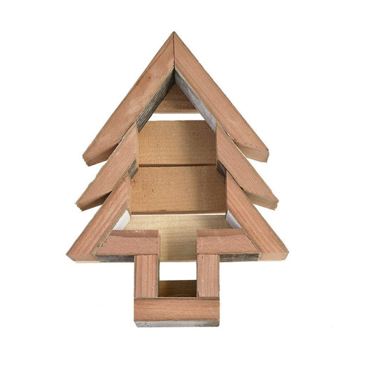 Tree Wood Frame Planter - white background