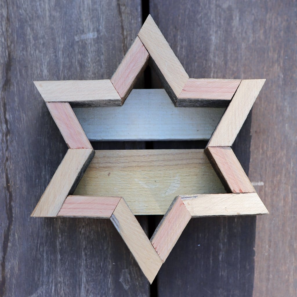 Small Star Wood Frame